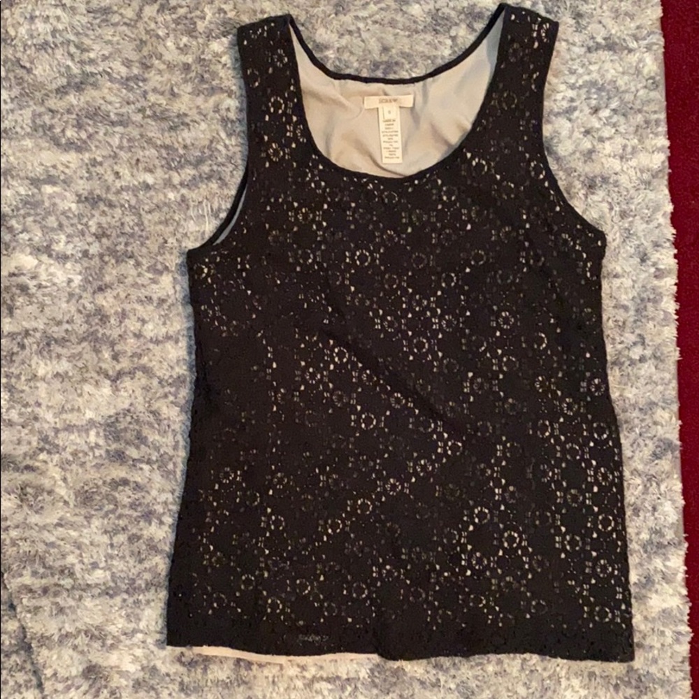 J crew lace tank